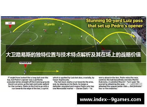 大卫路易斯的独特位置与技术特点解析及其在场上的战略价值